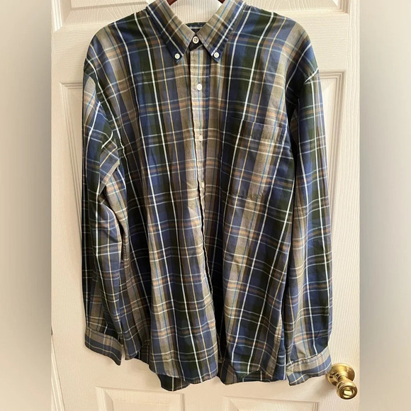 SADDLEBRED~TARTAN BLUE~NWOT~LG - Picture 1 of 6